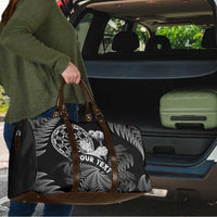 Personalised New Zealand Aotearoa Darts Masters Travel Bag Silver Fern and Maori Spirit - Polynesian Pride