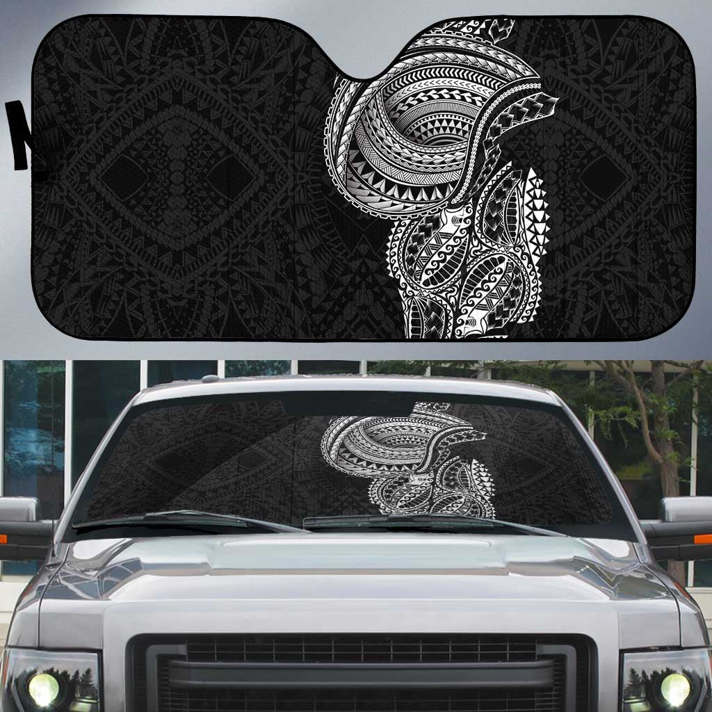 Traditional Polynesian Art Tattoos Auto Sun Shade Black Color LT03 Black - Polynesian Pride