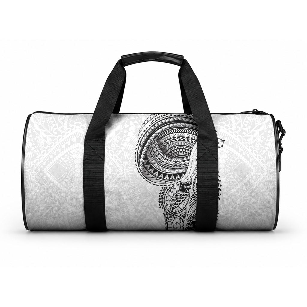 Traditional Polynesian Art Tattoos Duffle Bag LT03 One size White - Polynesian Pride