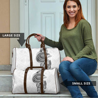 Traditional Polynesian Art Tattoos Travel Bag White Color - Polynesian Pride