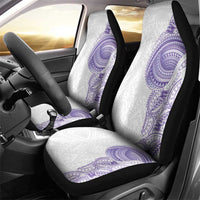 Traditional Polynesian Art Tattoos Car Seat Cover Purple Color LT03 - Polynesian Pride