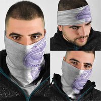 Traditional Polynesian Art Tattoos Neck Gaiter Purple Color LT03 - Polynesian Pride