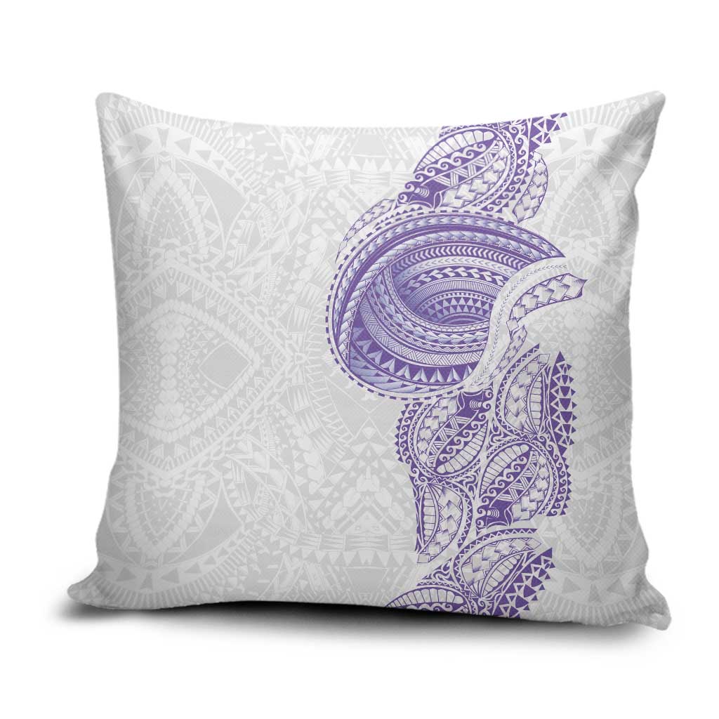 Traditional Polynesian Art Tattoos Pillow Cover Purple Color LT03 Purple - Polynesian Pride