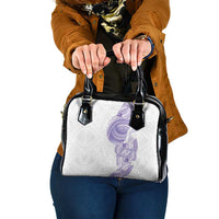 Traditional Polynesian Art Tattoos Shoulder Handbag Purple Color LT03 One Size Purple - Polynesian Pride