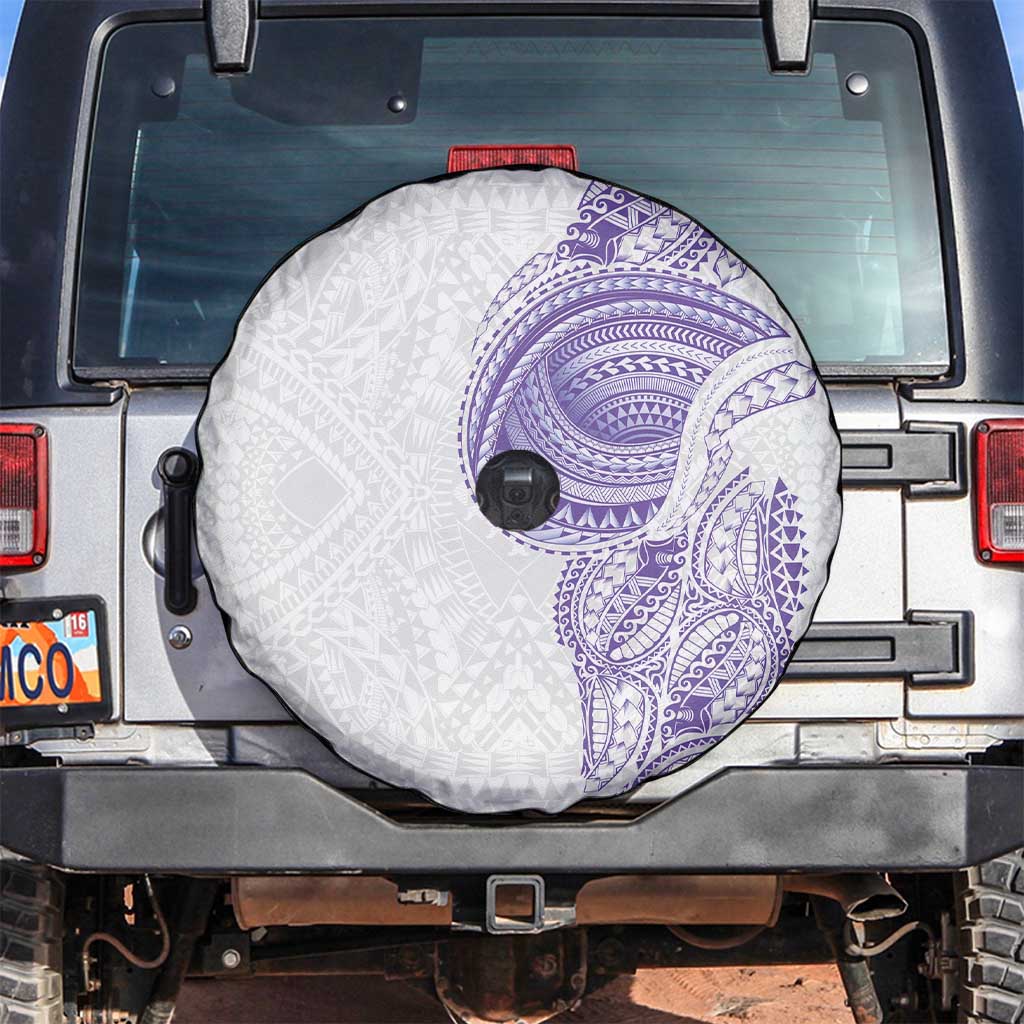Traditional Polynesian Art Tattoos Spare Tire Cover Purple Color LT03 Purple - Polynesian Pride