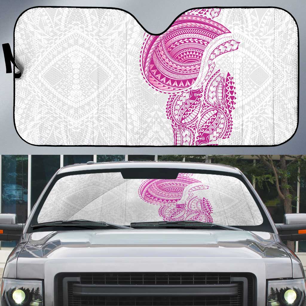 Traditional Polynesian Art Tattoos Auto Sun Shade Pink Color LT03 Pink - Polynesian Pride