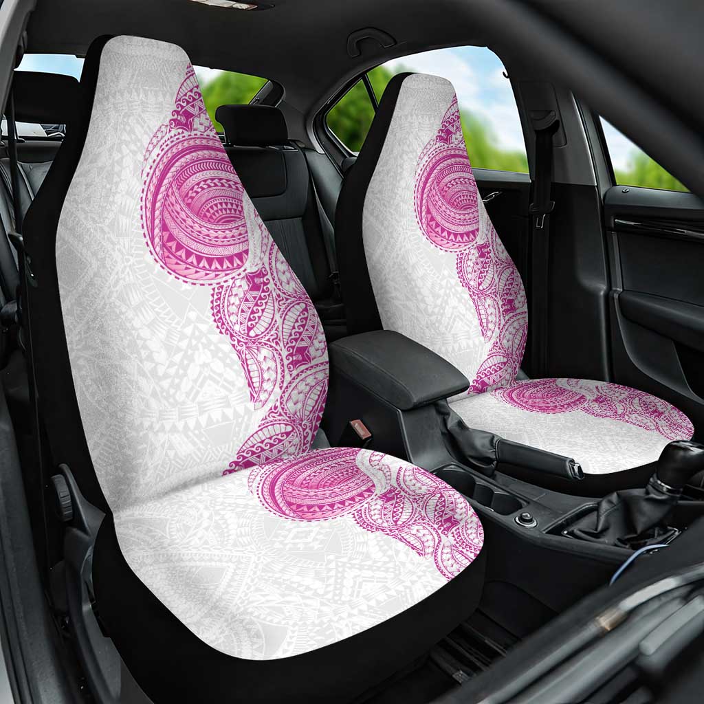 Traditional Polynesian Art Tattoos Car Seat Cover Pink Color LT03 One Size Pink - Polynesian Pride