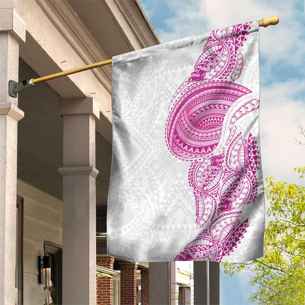 Traditional Polynesian Art Tattoos Garden Flag Pink Color LT03 House Flag Pink - Polynesian Pride