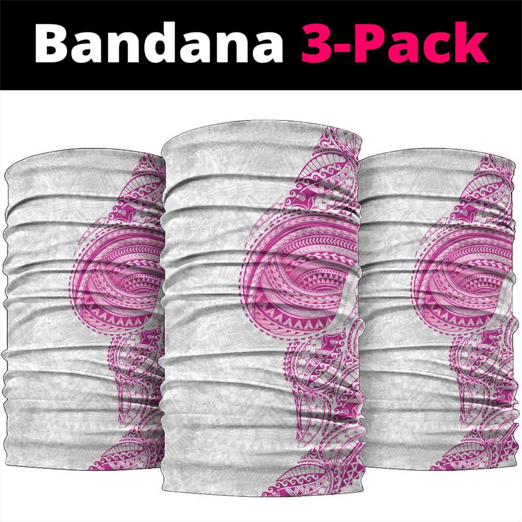 Traditional Polynesian Art Tattoos Neck Gaiter Pink Color LT03 package One Size: 25*50cm Pink - Polynesian Pride