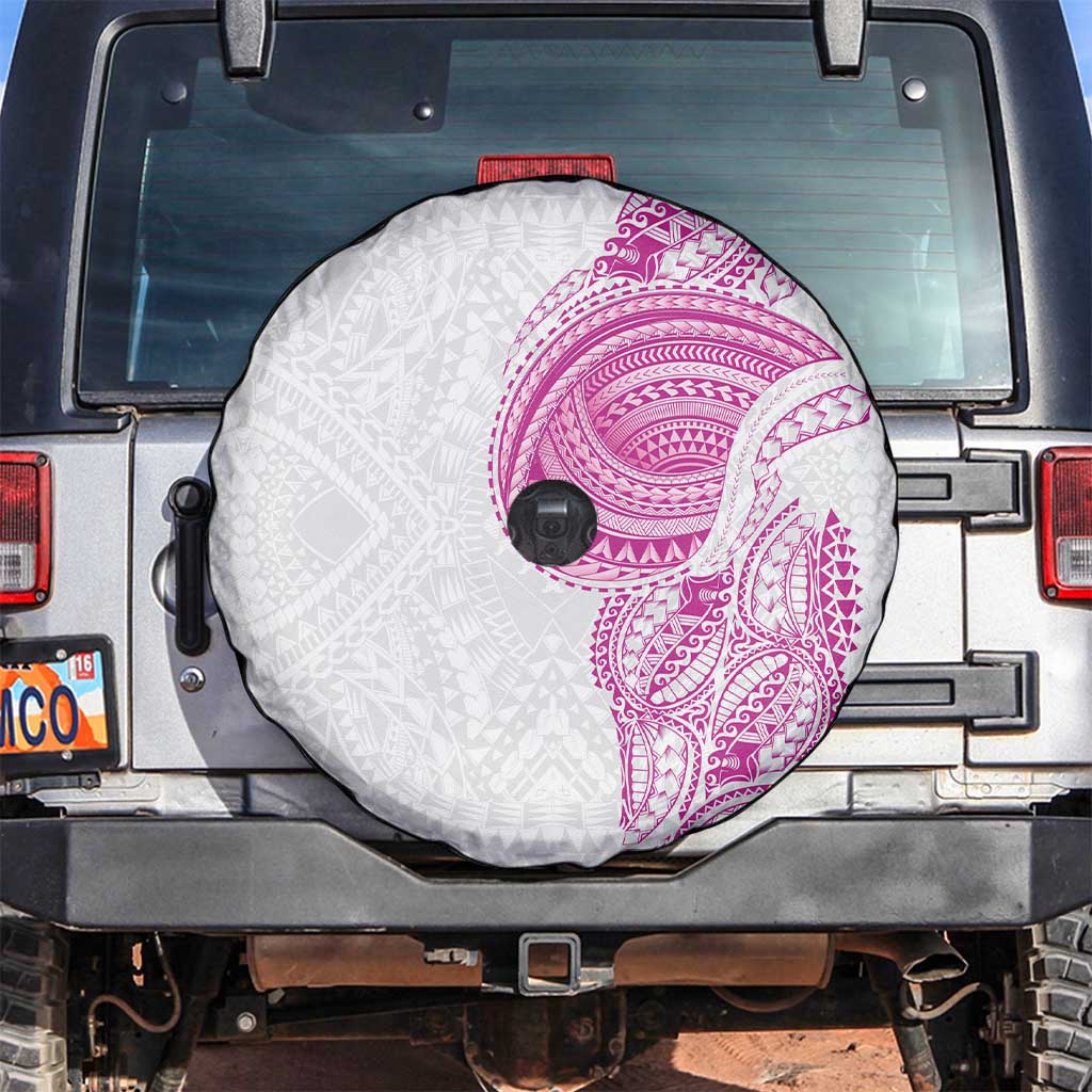 Traditional Polynesian Art Tattoos Spare Tire Cover Pink Color LT03 Pink - Polynesian Pride