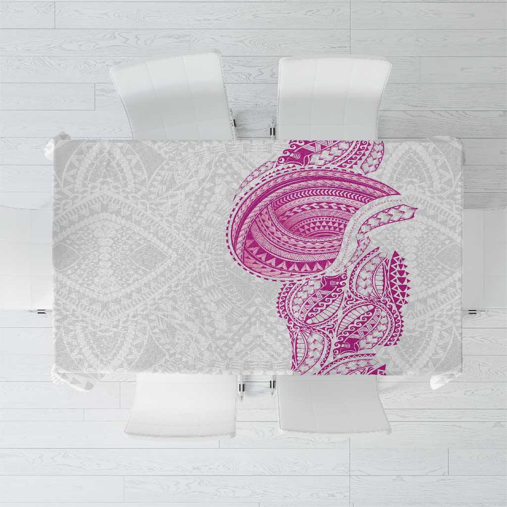 Traditional Polynesian Art Tattoos Tablecloth Pink Color LT03 Pink - Polynesian Pride