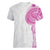 Traditional Polynesian Art Tattoos Women V-Neck T-Shirt Pink Color - Polynesian Pride