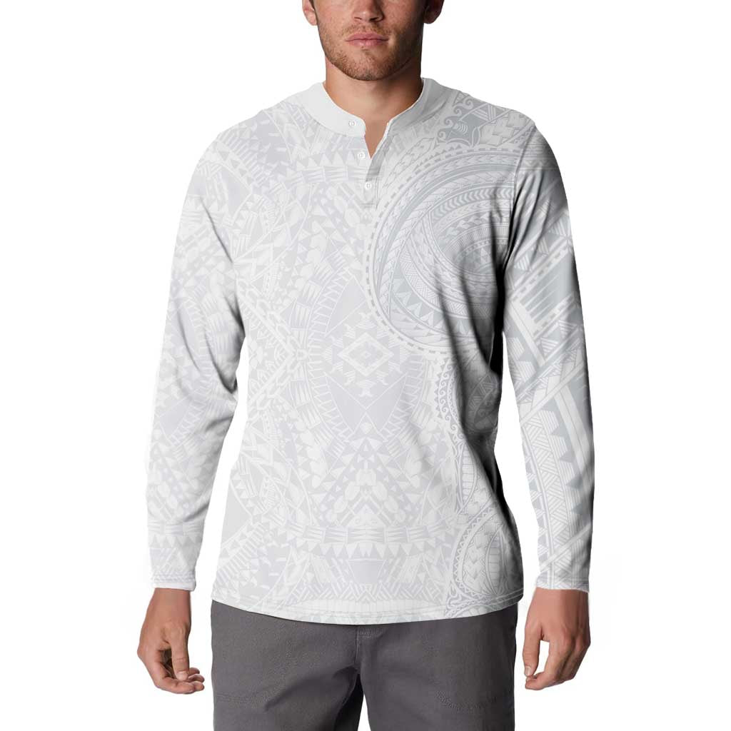 Lotu Tamaiti Button Sweatshirt Traditional Samoan Art Tattoos - Polynesian Pride