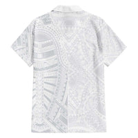 Lotu Tamaiti Family Matching Summer Maxi Dress and Hawaiian Shirt Traditional Samoan Art Tattoos LT03 - Polynesian Pride