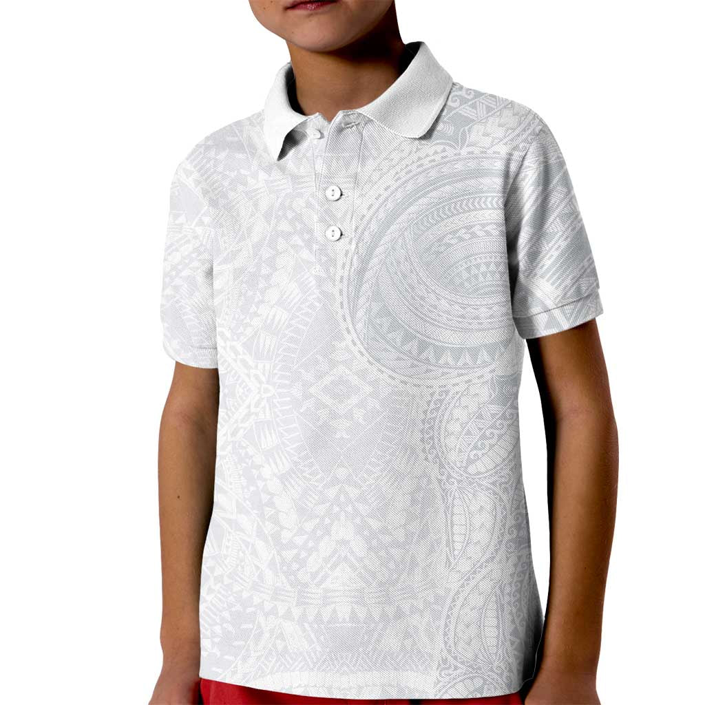 Lotu Tamaiti Kid Polo Shirt Traditional Samoan Art Tattoos - Polynesian Pride