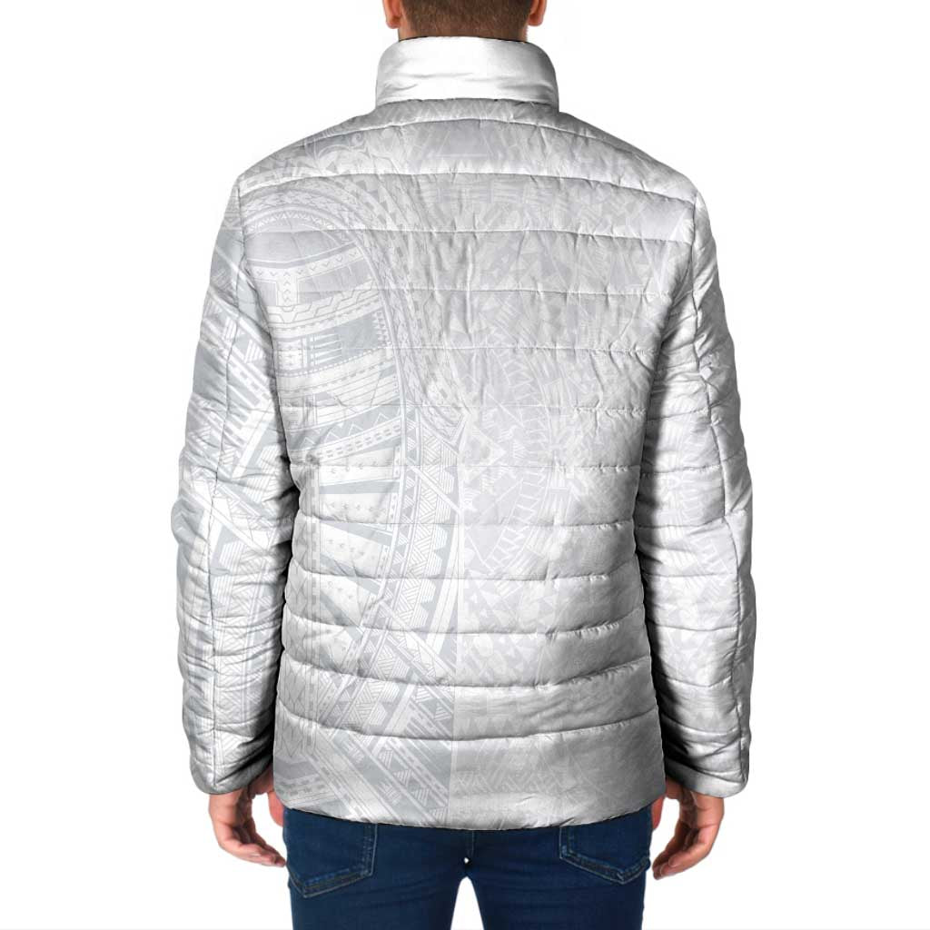 Lotu Tamaiti Padded Jacket Traditional Samoan Art Tattoos - Polynesian Pride