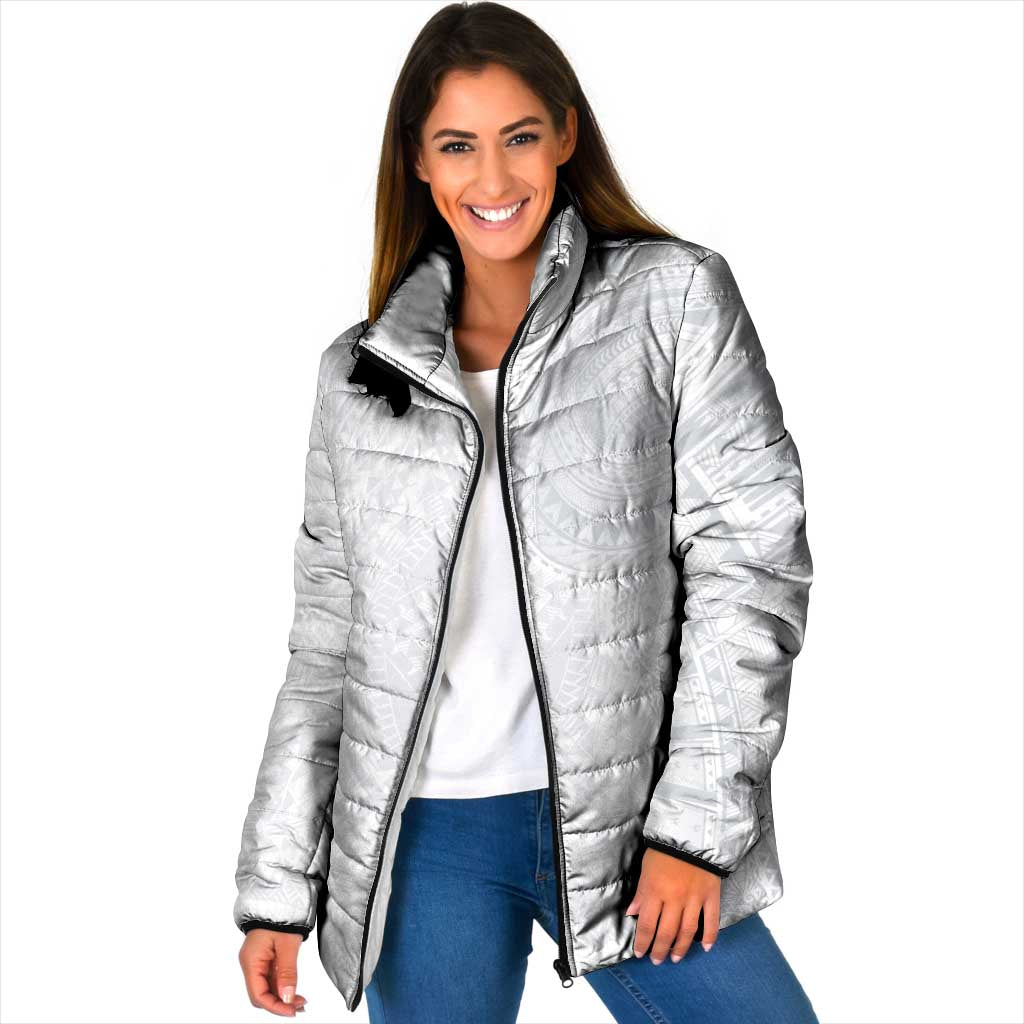 Lotu Tamaiti Padded Jacket Traditional Samoan Art Tattoos - Polynesian Pride