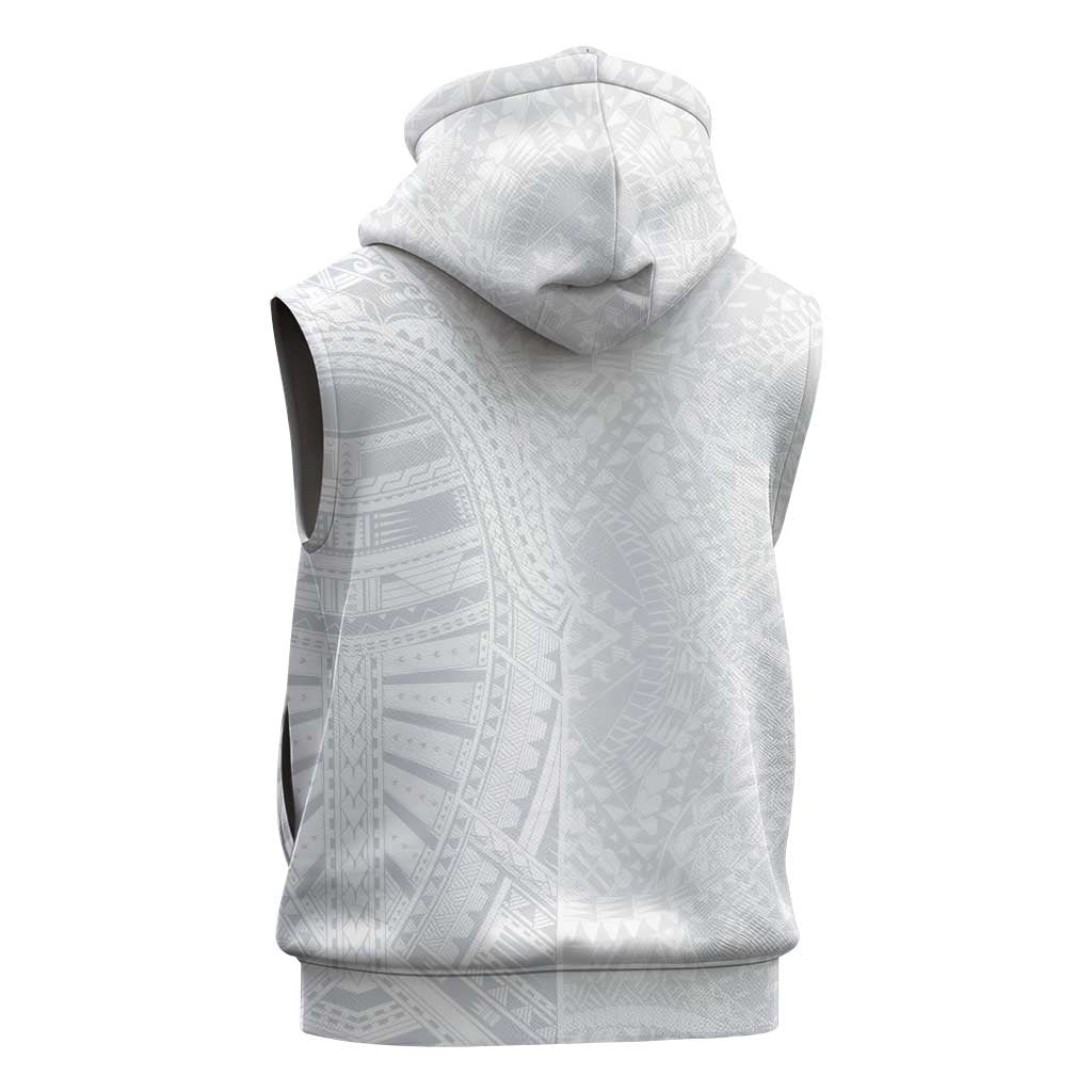 Lotu Tamaiti Sleeveless Hoodie Traditional Samoan Art Tattoos - Polynesian Pride