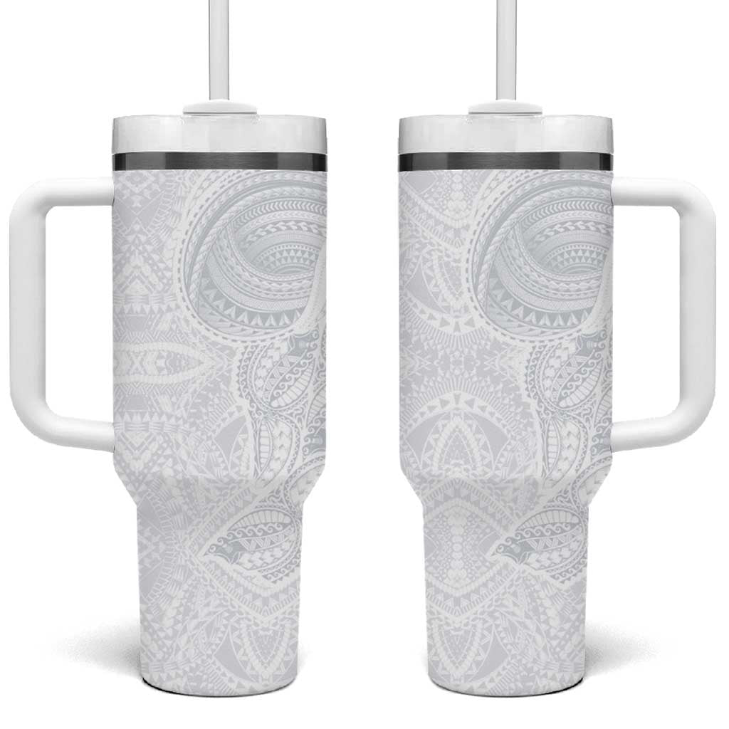 Lotu Tamaiti Tumbler With Handle Traditional Samoan Art Tattoos - Polynesian Pride