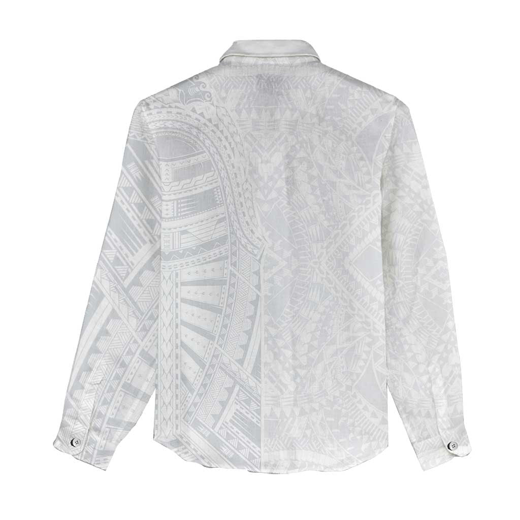 Lotu Tamaiti Women Casual Shirt Traditional Samoan Art Tattoos - Polynesian Pride
