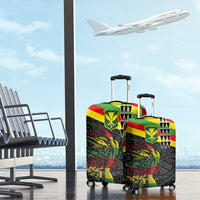 Kanaka Maoli Running Luggage Cover Kakau Pattern with Kanaka Maoli Flag Color LT03 - Polynesian Pride