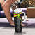 Kanaka Maoli Running Tumbler With Handle Kakau Pattern with Kanaka Maoli Flag Color