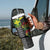 Kanaka Maoli Running Tumbler With Handle Kakau Pattern with Kanaka Maoli Flag Color