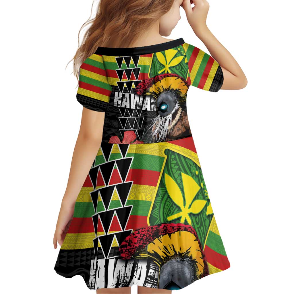 Kanaka Maoli Ikaika Warrior Family Matching Puletasi and Hawaiian Shirt Hibiscus Kakau Art and Tapa Tribal Pattern LT03 - Polynesian Pride