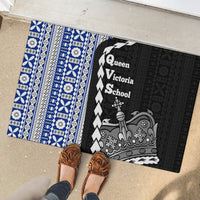 Fiji Queen Victoria School Rubber Doormat Tapa and Polynesian Tribal Pattern Half Style LT03 - Polynesian Pride