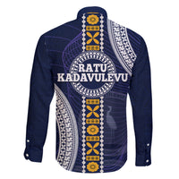 Fiji Ratu Kadavulevu School Family Matching Off Shoulder Long Sleeve Dress and Hawaiian Shirt Tapa and Polynesian Tribal Pattern LT03 - Polynesian Pride