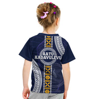Fiji Ratu Kadavulevu School Kid T Shirt Tapa and Polynesian Tribal Pattern LT03 - Polynesian Pride