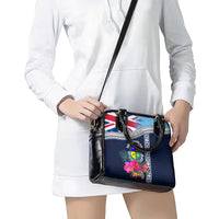 Fiji Lelean Memorial School Shoulder Handbag Tapa and Polynesian Tribal Pattern LT03 - Polynesian Pride