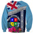 Fiji Lelean Memorial School Sweatshirt Tapa and Polynesian Tribal Pattern LT03 - Polynesian Pride