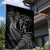 New Zealand Valentine's Day Garden Flag Silver Fern and Line Art Love Couple