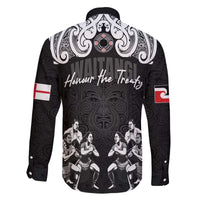 Aotearoa Waitangi Day - Toitu Te Tiriti Family Matching Off The Shoulder Long Sleeve Dress and Hawaiian Shirt New Zealand Honour the Treaty LT03 - Polynesian Pride