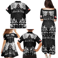 Aotearoa Waitangi Day - Toitu Te Tiriti Family Matching Puletasi and Hawaiian Shirt New Zealand Honour the Treaty LT03 - Polynesian Pride
