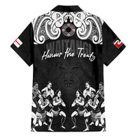 Aotearoa Waitangi Day - Toitu Te Tiriti Family Matching Short Sleeve Bodycon Dress and Hawaiian Shirt New Zealand Honour the Treaty LT03 - Polynesian Pride