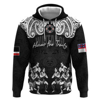 Aotearoa Waitangi Day - Toitu Te Tiriti Hoodie New Zealand Honour the Treaty LT03 Pullover Hoodie Black - Polynesian Pride