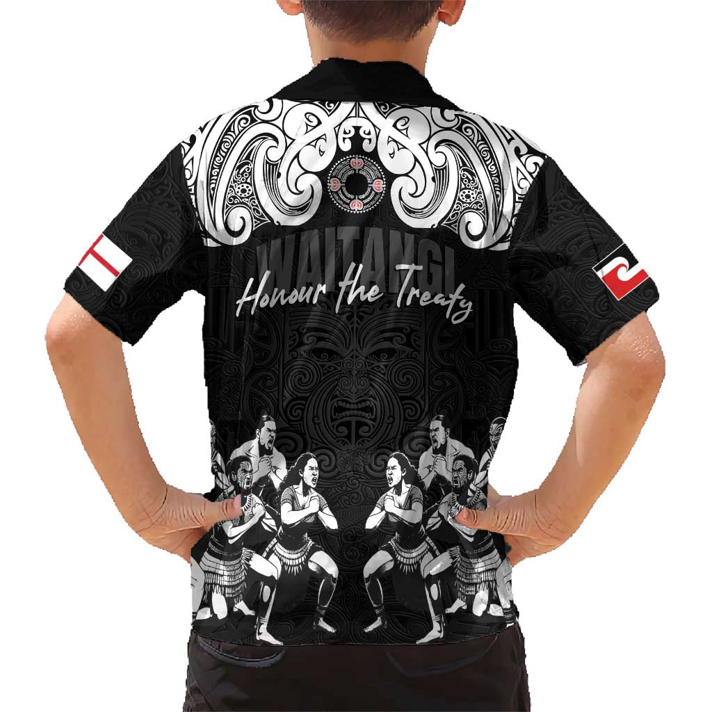 Aotearoa Waitangi Day - Toitu Te Tiriti Kid Hawaiian Shirt New Zealand Honour the Treaty LT03 - Polynesian Pride
