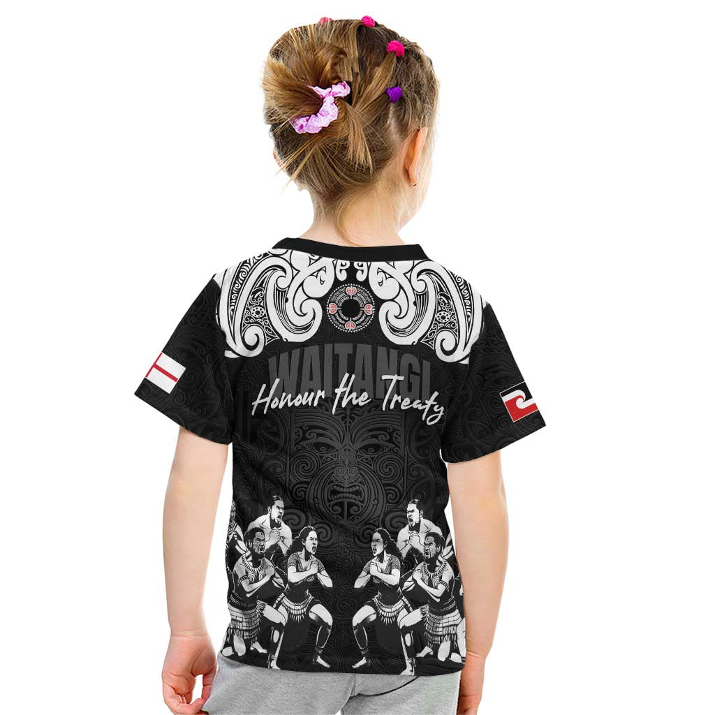 Aotearoa Waitangi Day - Toitu Te Tiriti Kid T Shirt New Zealand Honour the Treaty LT03 - Polynesian Pride