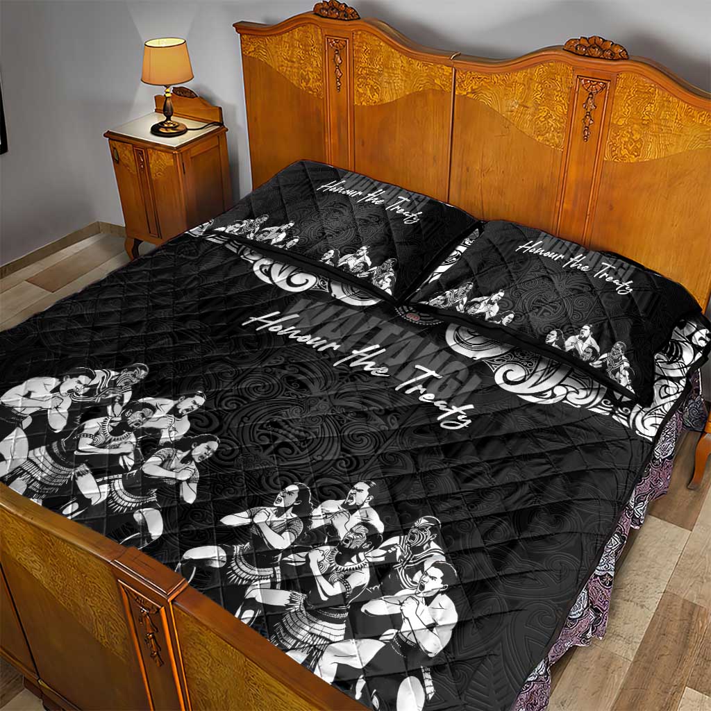 Aotearoa Waitangi Day - Toitu Te Tiriti Quilt Bed Set New Zealand Honour the Treaty LT03 - Polynesian Pride