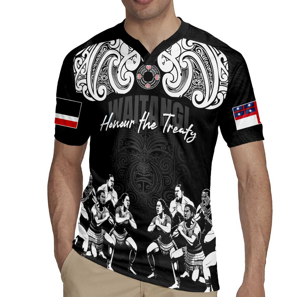 Aotearoa Waitangi Day - Toitu Te Tiriti Rugby Jersey New Zealand Honour the Treaty LT03 - Polynesian Pride