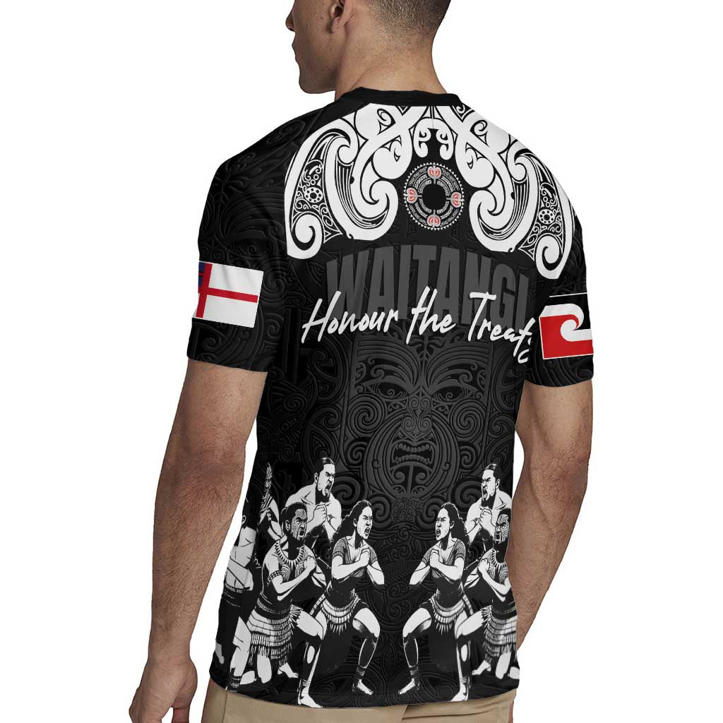 Aotearoa Waitangi Day - Toitu Te Tiriti Rugby Jersey New Zealand Honour the Treaty LT03 - Polynesian Pride