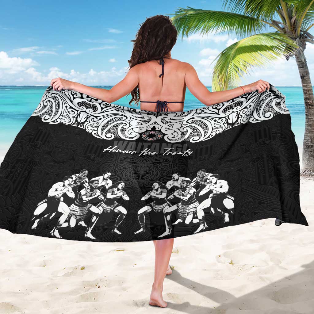 Aotearoa Waitangi Day - Toitu Te Tiriti Sarong New Zealand Honour the Treaty LT03 - Polynesian Pride