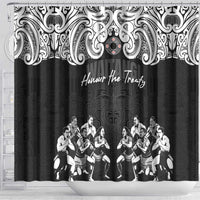 Aotearoa Waitangi Day - Toitu Te Tiriti Shower Curtain New Zealand Honour the Treaty LT03 - Polynesian Pride