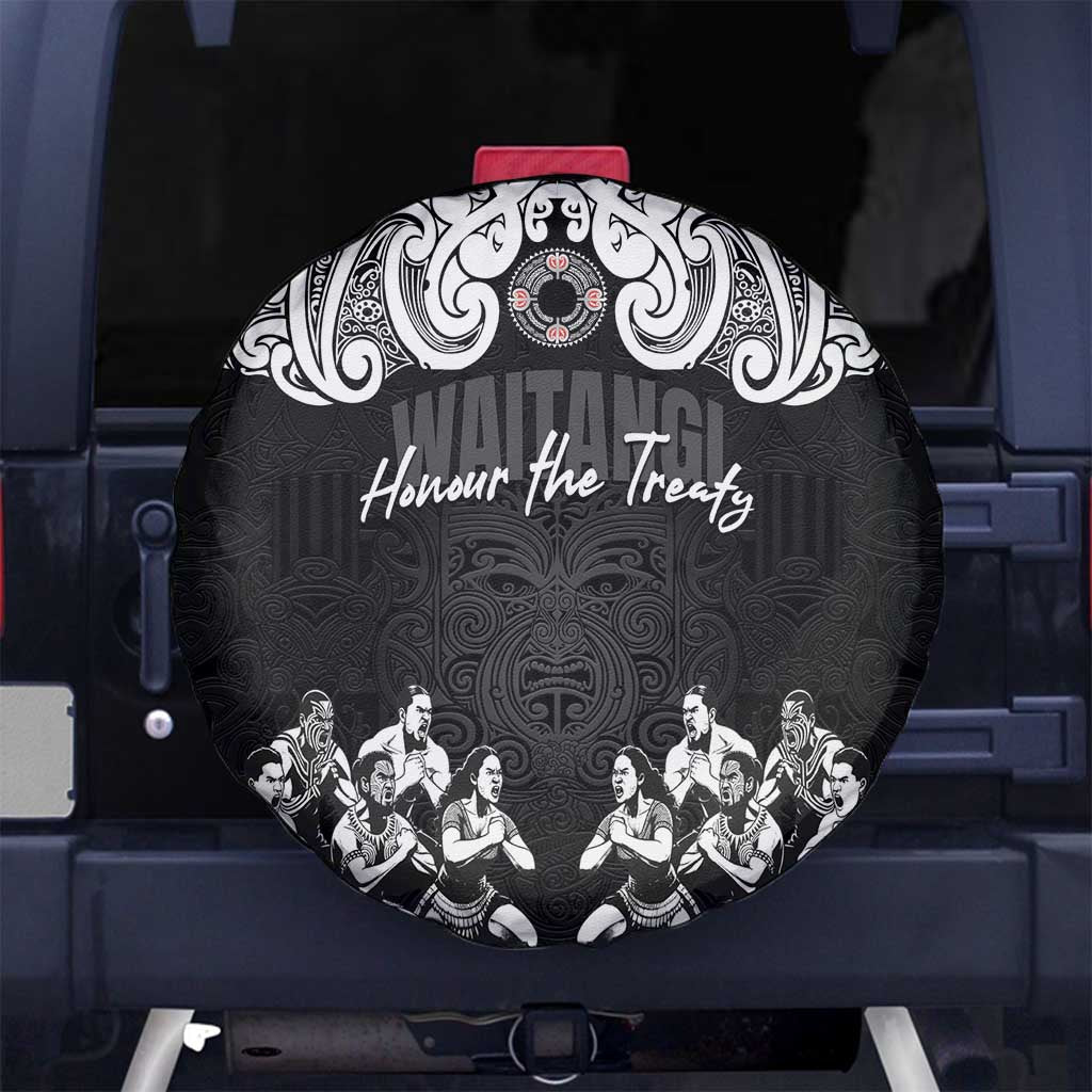 Aotearoa Waitangi Day - Toitu Te Tiriti Spare Tire Cover New Zealand Honour the Treaty LT03 - Polynesian Pride