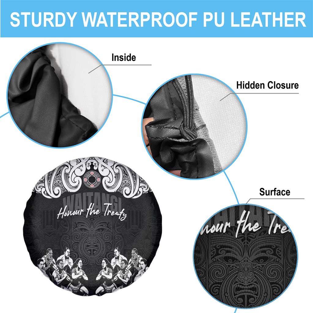 Aotearoa Waitangi Day - Toitu Te Tiriti Spare Tire Cover New Zealand Honour the Treaty LT03 - Polynesian Pride