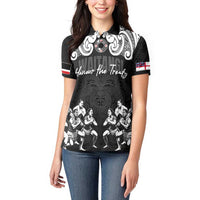 Aotearoa Waitangi Day - Toitu Te Tiriti Women Polo Shirt New Zealand Honour the Treaty LT03 - Polynesian Pride