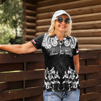 Aotearoa Waitangi Day - Toitu Te Tiriti Women Polo Shirt New Zealand Honour the Treaty LT03 - Polynesian Pride