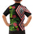 Aotearoa Tukutuku Motif Hawaiian Shirt Pohutukawa and Fern Leaves